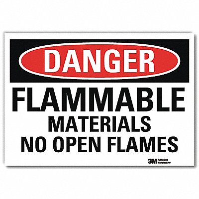 Danger Sign 7inx10in Reflective Sheeting
