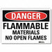 Danger Sign 7inx10in Reflective Sheeting