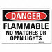 Danger Sign 10 in x 14 in Rflct Sheeting