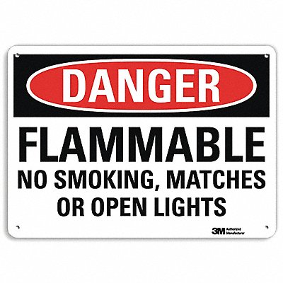 Danger Sign 10 inx14 in Aluminum