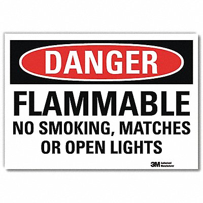 Danger Sign 10inx14in Reflctv Sheeting