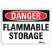 Danger Sign 10 inx14 in Aluminum