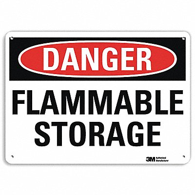 Danger Sign 7 inx10 in Plastic