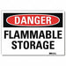 Danger Sign 5inx7in Reflective Sheeting