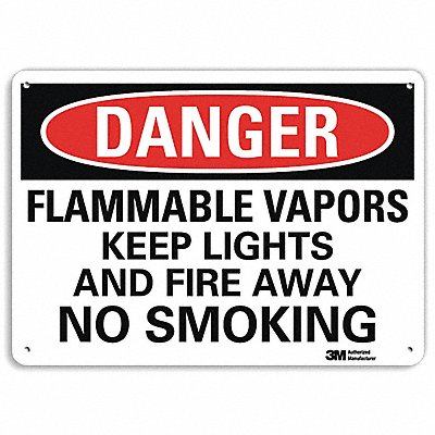 Danger Sign 10 in x 14 in Aluminum