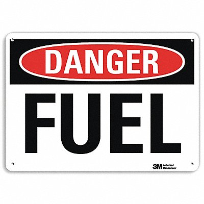Danger Sign 10 in x 14 in Aluminum