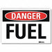 Danger Sign 10 in x 14 in Rflct Sheeting