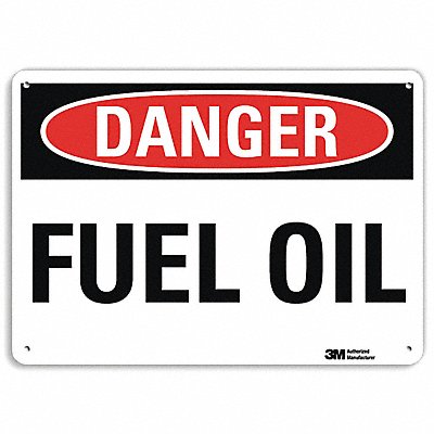 Danger Sign 10 in x 14 in Aluminum
