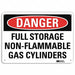 Danger Sign 10 inx14 in Plastic