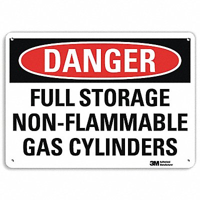 Danger Sign 7 inx10 in Plastic