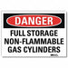 Danger Sign 10inx14in Reflctv Sheeting