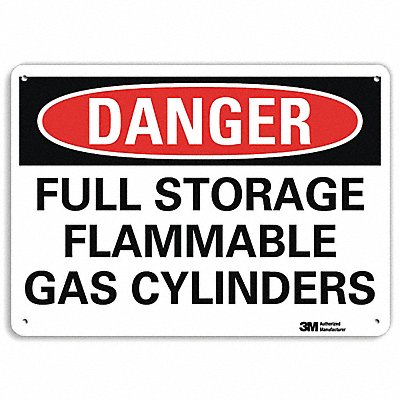 Danger Sign 10 inx14 in Aluminum