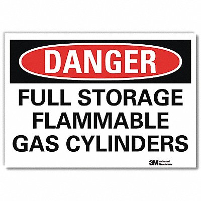 Danger Sign 5inx7in Reflective Sheeting