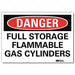 Danger Sign 5inx7in Reflective Sheeting