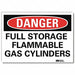 Danger Sign 10 in x 14 in Rflct Sheeting