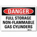Danger Sign 7inx10in Reflective Sheeting