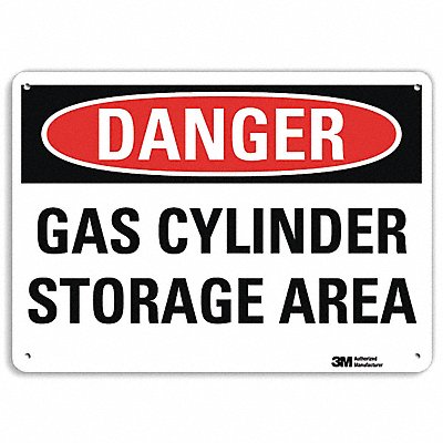 Danger Sign 10 in x 14 in Aluminum