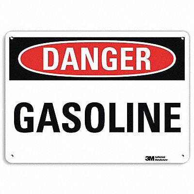 Danger Sign 10 in x 14 in Aluminum