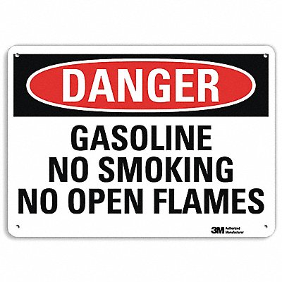 Danger Sign 10 inx14 in Aluminum