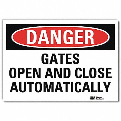 Danger Sign 10x14in Reflective Sheeting