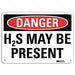 Danger Sign 10 in x 14 in Aluminum