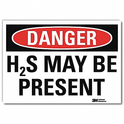 Danger Sign 7inx10in Reflective Sheeting
