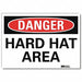 Danger Sign 7 in x 10 in Rflct Sheeting
