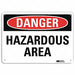 Danger Sign 10 in x 14 in Aluminum