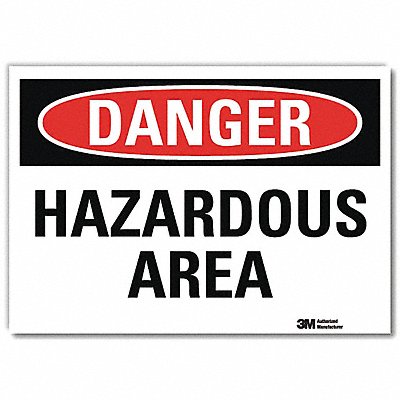 Danger Sign 7inx10in Reflective Sheeting