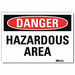Danger Sign 7inx10in Reflective Sheeting