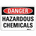 Danger Sign 10 inx14 in Plastic