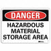 Danger Sign 10 inx14 in Aluminum