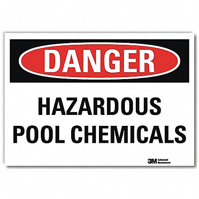 Danger Sign 7inx10in Reflective Sheeting