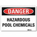 Danger Sign 7inx10in Reflective Sheeting