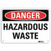 Danger Sign 7 in x 10 in Aluminum
