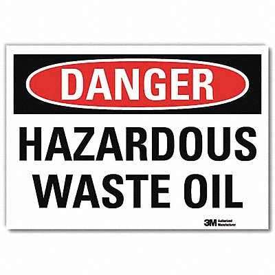 Danger Sign 5inx7in Reflective Sheeting