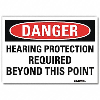 Danger Sign 5inx7in Reflective Sheeting
