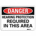 Danger Sign 7 in x 10 in Plastic