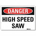 Danger Sign 7 in x 10 in Rflct Sheeting
