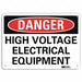Danger Sign 10 inx14 in Aluminum