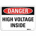 Danger Sign 10 in x 14 in Aluminum