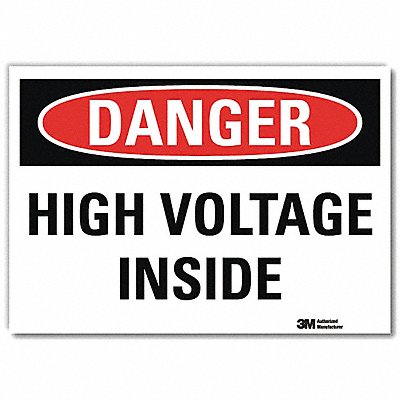 Danger Sign 7inx10in Reflective Sheeting
