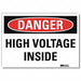 Danger Sign 7inx10in Reflective Sheeting