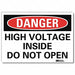 Danger Sign 10inx14in Reflctv Sheeting