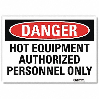 Danger Sign 10inx14in Reflctv Sheeting