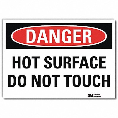 Danger Sign 7inx10in Reflective Sheeting
