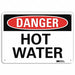 Danger Sign 7 in x 14 in Aluminum
