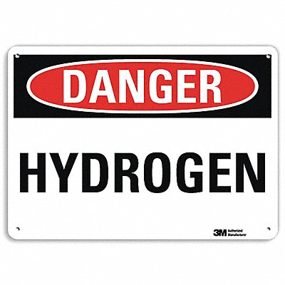 Danger Sign 10 in x 14 in Plastic
