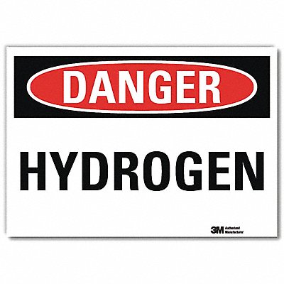 Danger Sign 5 in x 7 in Rflct Sheeting
