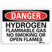 Danger Sign 7 in x 10 in Aluminum